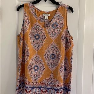 Rachael Zoe sleeveless printed  top
